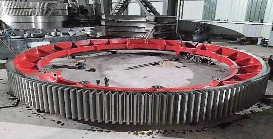 50 TPD Kiln Girth Gear for Cement Plant